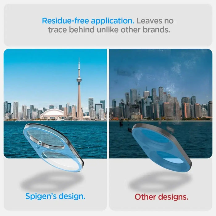 Spigen Optik Glas.tR tempered glass for iPhone 16 / 16 Plus camera - transparent (2 pcs.) - Cell phone tempered