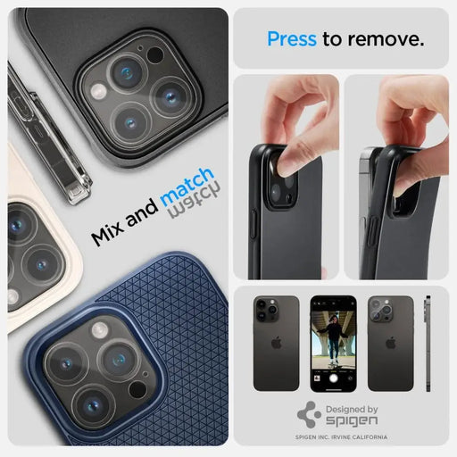 Spigen Optik.tR Camera Protector for iPhone 14 Pro / 14 Pro Max - Transparent 2 pcs. - Cell phone tempered