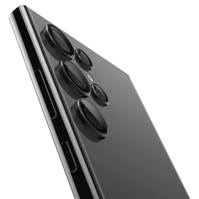 Spigen Optik.tR EZ Fit Camera Protector for Samsung Galaxy S24 Ultra - Black 2 pcs. - Cell phone tempered