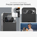 Spigen Optik.tR Ez Fit Tempered Glass Camera Screen Protector for Google Pixel 9 Pro (2-Pack) - Cell phone tempered