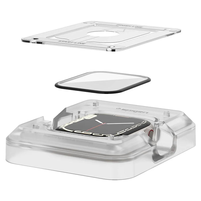 Spigen ProFlex EZ Fit Hybrid Glass for Apple Watch 7 / 8 (41 mm) - 2 pcs. - Cell phone tempered glass<<<HurtelXML