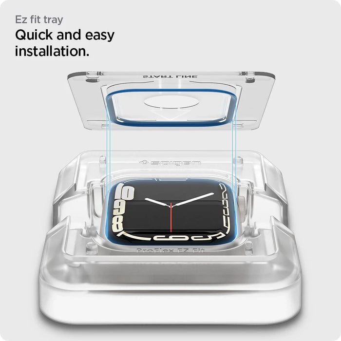 Spigen ProFlex EZ Fit Hybrid Glass for Apple Watch 7 / 8 (41 mm) - 2 pcs. - Cell phone tempered glass<<<HurtelXML