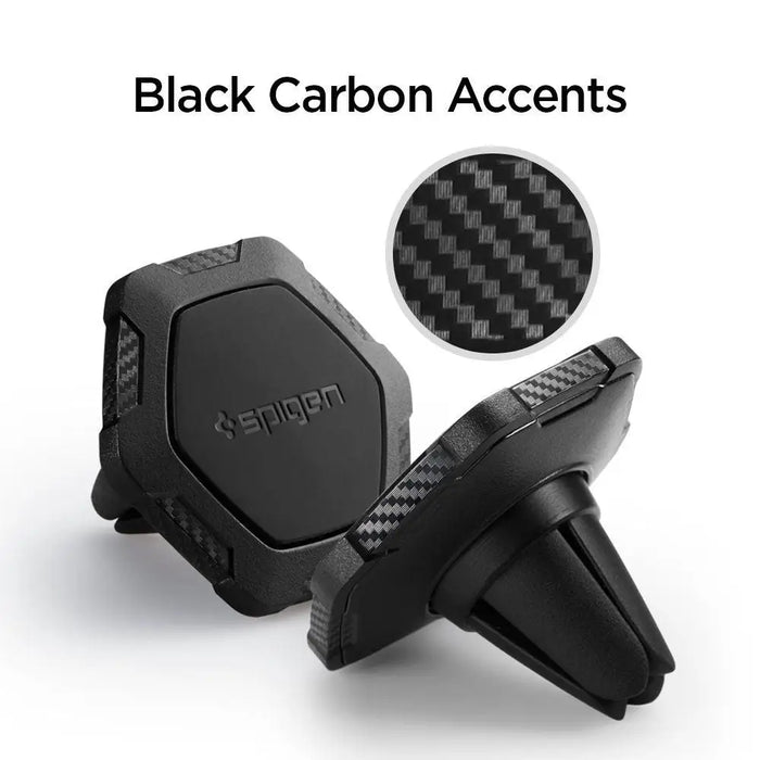 Spigen QS11 Magnetic Car Air Vent Phone Holder - Black - Cell phone cases and covers<<<HurtelXML