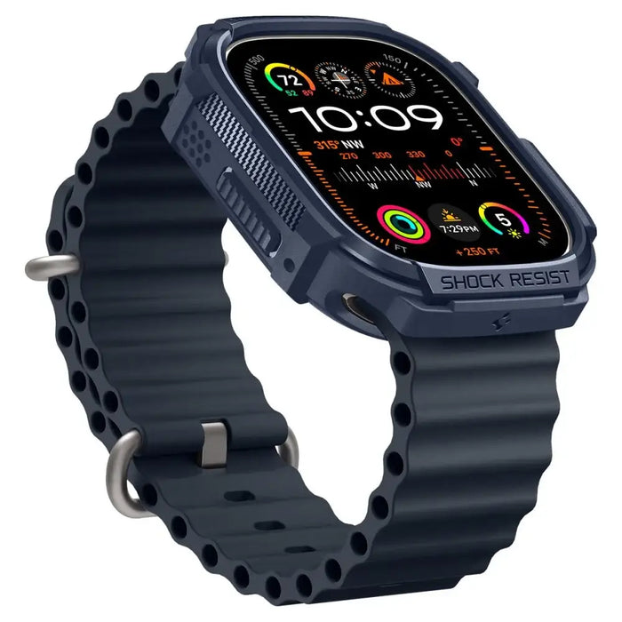 Spigen Rugged Armor Case for Apple Watch Ultra 1 / 2 (49mm) - Navy Blue - Smartwatch straps and cases<<<HurtelXML
