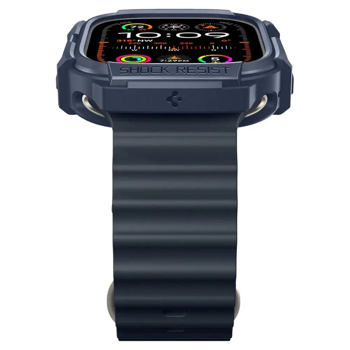 Spigen Rugged Armor Case for Apple Watch Ultra 1 / 2 (49mm) - Navy Blue - Smartwatch straps and cases<<<HurtelXML