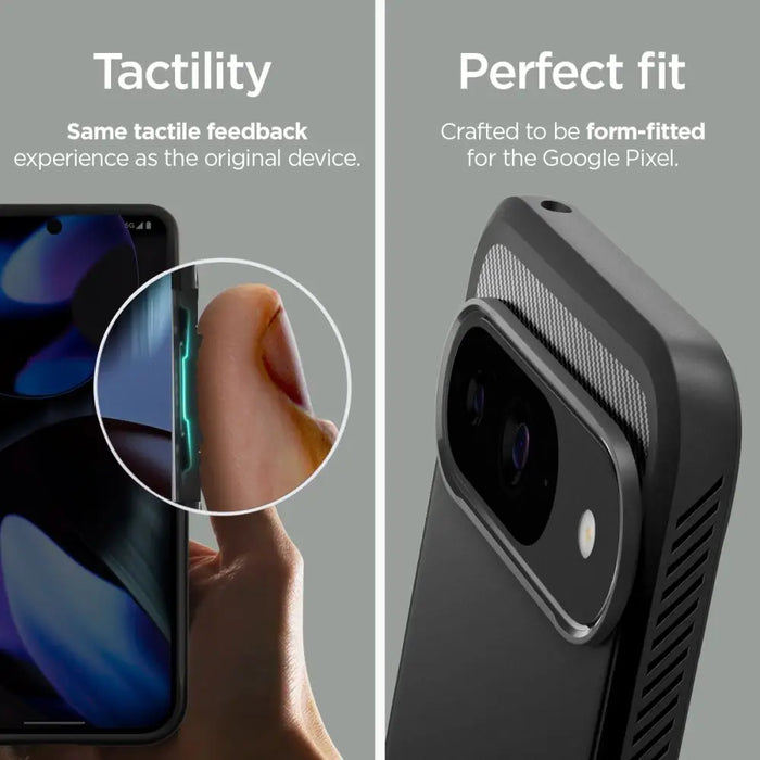 Spigen Rugged Armor Case for Google Pixel 9 / 9 Pro - Black - Cell phone cases and covers<<<HurtelXML