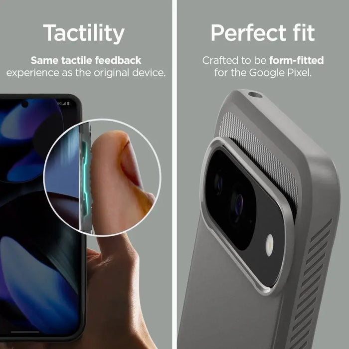 Spigen Rugged Armor Case for Google Pixel 9 / 9 Pro - Gray - Cell phone cases and covers<<<HurtelXML