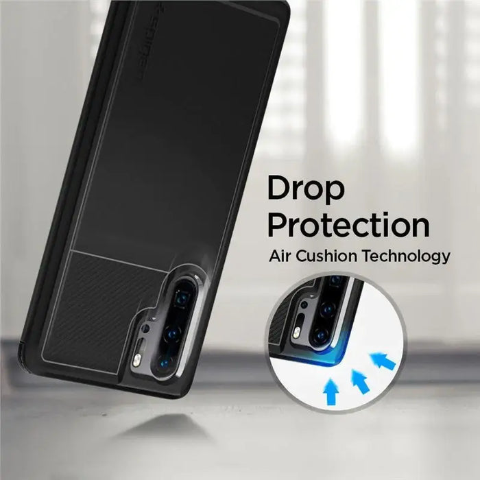 Spigen Rugged Armor case for Huawei P30 Pro - black - Cell phone cases and covers<<<HurtelXML