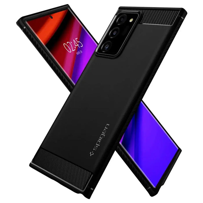 Spigen Rugged Armor Case for Samsung Galaxy Note 20 Ultra - Matte Black - Cell phone cases and covers<<<HurtelXML