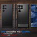 Spigen Rugged Armor Case for Samsung Galaxy S23 Ultra - Matte Black - Cell phone cases and covers<<<HurtelXML