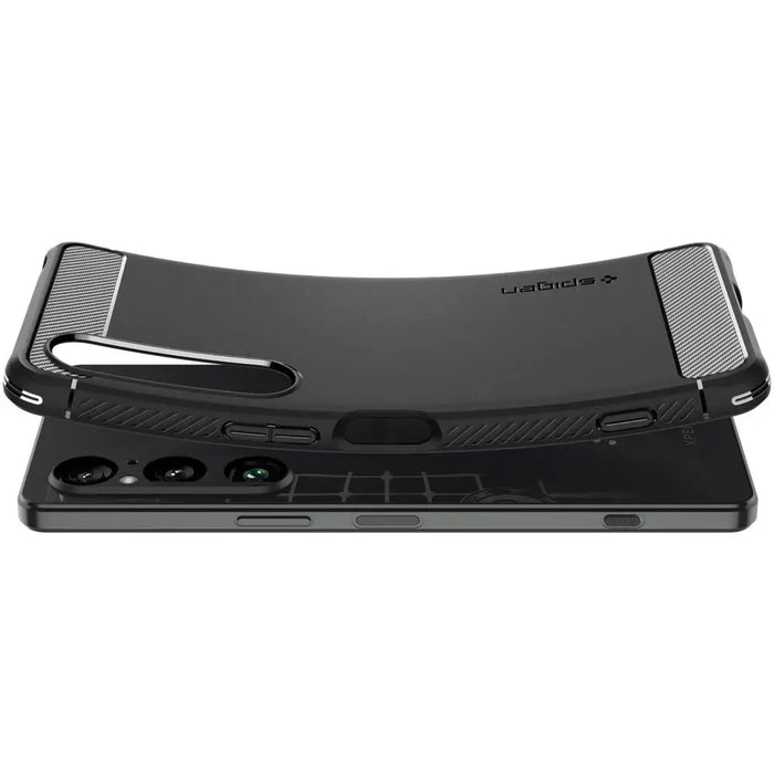 Spigen Rugged Armor Case for Sony Xperia 1 VI - Matte Black - Cell phone cases and covers<<<HurtelXML