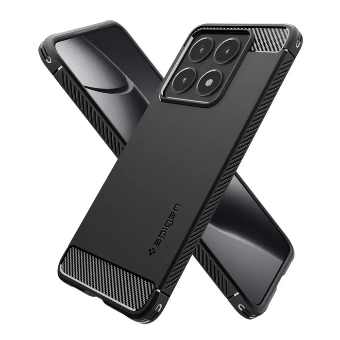 Spigen Rugged Armor case for Xiaomi 14T - matte black - Cell phone cases and covers<<<HurtelXML
