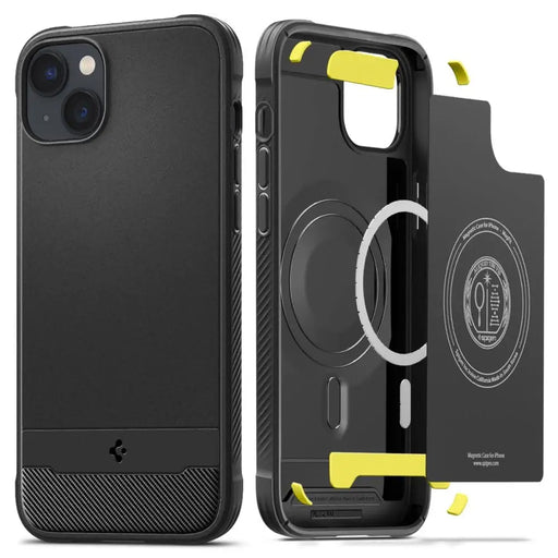 Spigen Rugged Armor Mag Case with MagSafe for iPhone 14 Plus - Matte Black - Cell phone cases and covers<<<HurtelXML