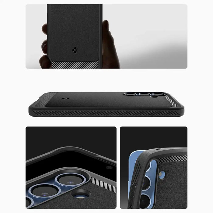Spigen Rugged Armor Mag MagSafe Case for Samsung Galaxy S25 - Matte Black - Cell phone cases and covers<<<HurtelXML