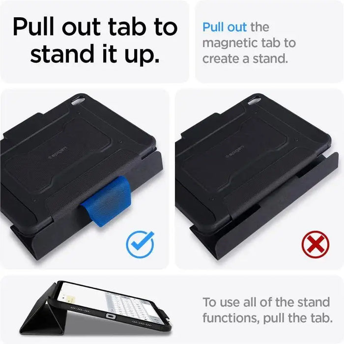 Spigen Rugged Armor Pro Case for iPad Air 4 2020 / 5 2022 - Black - Cell phone cases and covers<<<HurtelXML