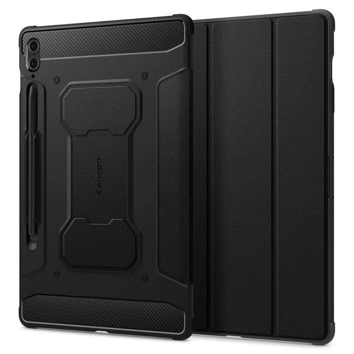 Spigen Rugged Armor Pro Case for Samsung Galaxy Tab S9 FE+ 12.4’’ X610 / X616B - Black - Cell phone cases