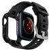 Spigen Rugged Armor Pro Case with Strap for Apple Watch 4 / 5 / 6 / 7 / 8 / SE (44/45 mm) - Black - Cell phone cases