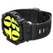 Spigen Rugged Armor Pro Case with Strap for Samsung Galaxy Watch 7 (40mm) - Black - Cell phone cases