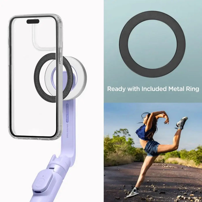 Spigen S571W MagSafe Bluetooth Selfie Stick with Tripod - Purple - *Temporary category<<<HurtelXML