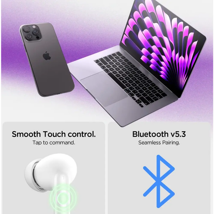 Spigen SA2400 ANC Wireless Headphones - Black - Headphones and speakers<<<HurtelXML