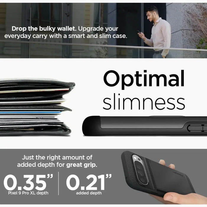 Spigen Slim Armor CS Case for Google Pixel 9 Pro XL - Black - Cell phone cases and covers<<<HurtelXML