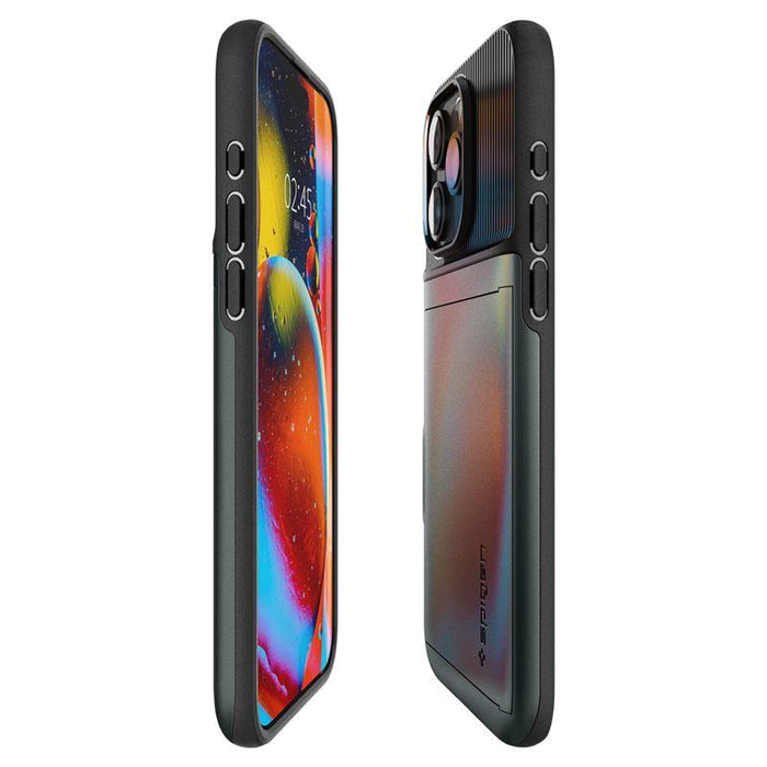 Spigen Slim Armor CS Case for iPhone 15 Pro Max - Dark Green - Cell phone cases and covers<<<HurtelXML