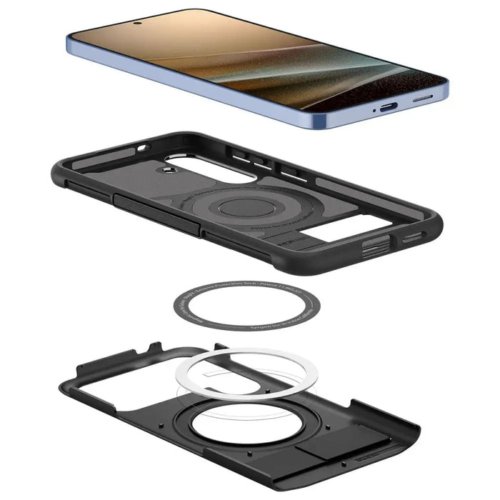 Spigen Slim Armor Mag MagSafe Case for Samsung Galaxy S25 - Black - Cell phone cases and covers<<<HurtelXML
