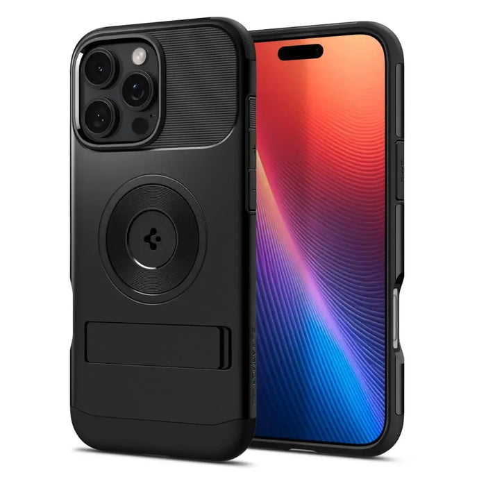 Spigen Slim Armor MagSafe Case for iPhone 16 Pro Max - Black - Cell phone cases and covers<<<HurtelXML