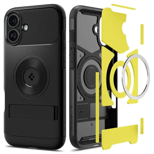 Spigen Slim Armor MagSafe iPhone 16 Case - Black - Cell phone cases and covers<<<HurtelXML