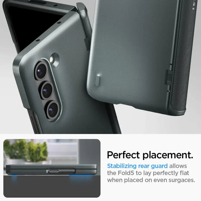 Spigen Slim Armor Pro Case for Samsung Galaxy Z Fold 5 - Dark Green - Cell phone cases and covers<<<HurtelXML