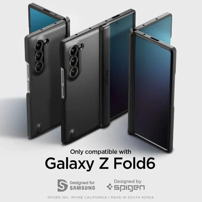 Spigen Slim Armor Pro Case for Samsung Galaxy Z Fold 6 - Black - Cell phone cases and covers<<<HurtelXML