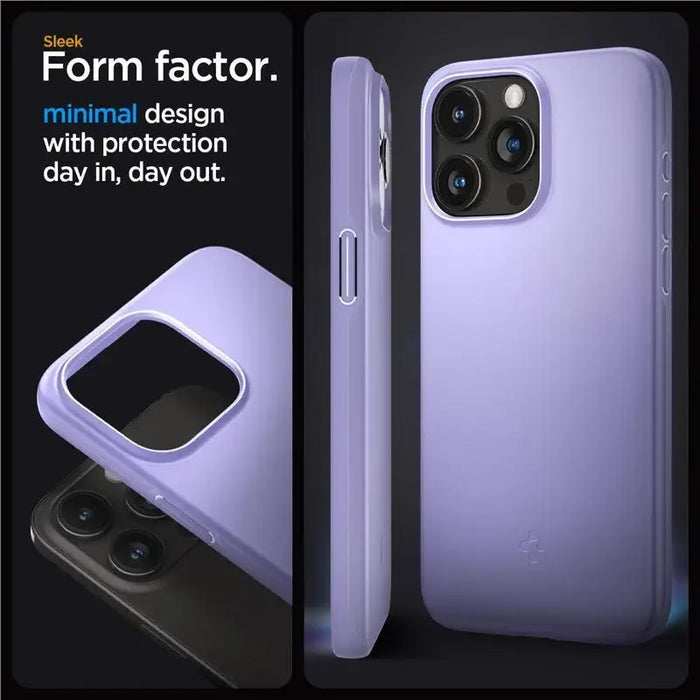 Spigen Thin Fit iPhone 15 Pro Max Case - Purple - Cell phone cases and covers<<<HurtelXML