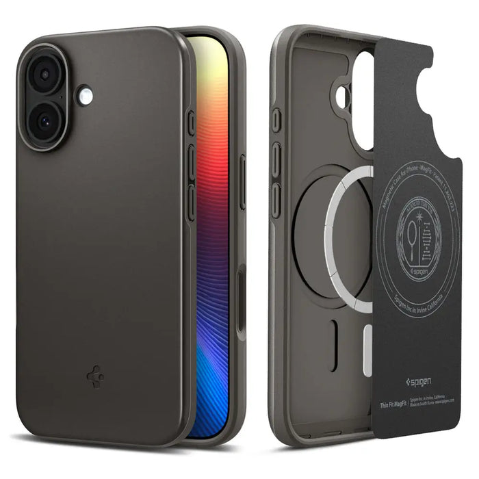 Spigen Thin Fit MagSafe Case for iPhone 17 - Gray - Cell phone cases and covers<<<HurtelXML