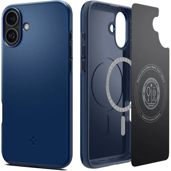 Spigen Thin Fit Magsafe iPhone 16 Case - Blue - Cell phone cases and covers<<<HurtelXML