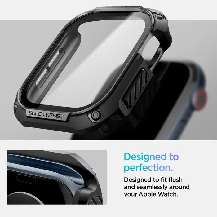 Spigen Tough Armor Case for Apple Watch 10 46mm - Black - Cell phone cases and covers<<<HurtelXML