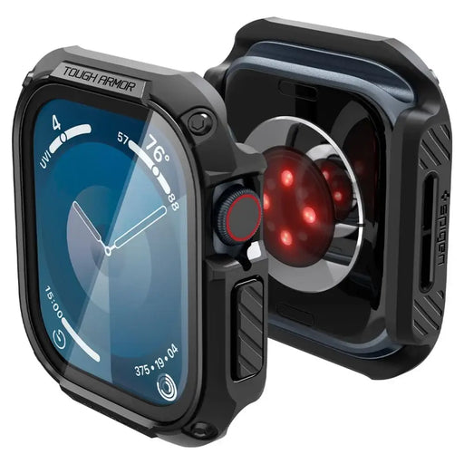 Spigen Tough Armor Case for Apple Watch 10 46mm - Black - Cell phone cases and covers<<<HurtelXML
