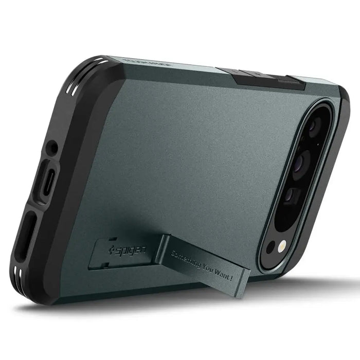 Spigen Tough Armor Case for Google Pixel 9 Pro XL - Green - Cell phone cases and covers<<<HurtelXML
