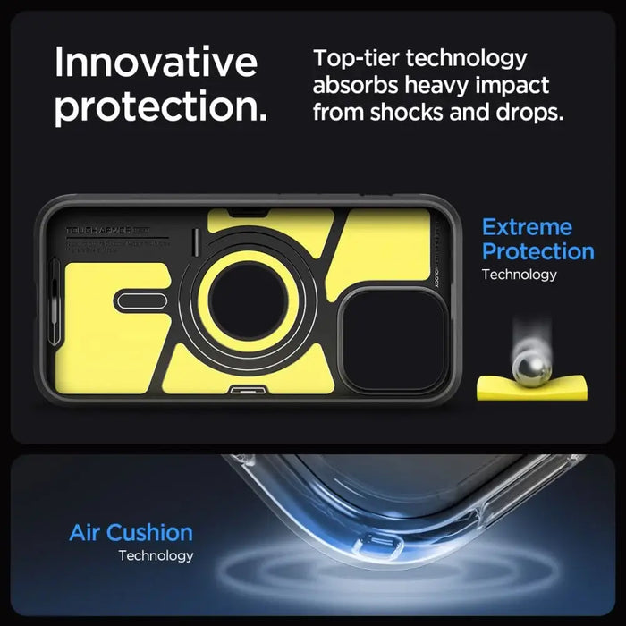 Spigen Tough Armor MagSafe case for iPhone 15 Pro - black - Cell phone cases and covers<<<HurtelXML