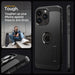 Spigen Tough Armor MagSafe case for iPhone 15 Pro - black - Cell phone cases and covers<<<HurtelXML
