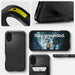Spigen Tough Armor MagSafe case with stand for iPhone 16 - black - Cell phone cases and covers<<<HurtelXML