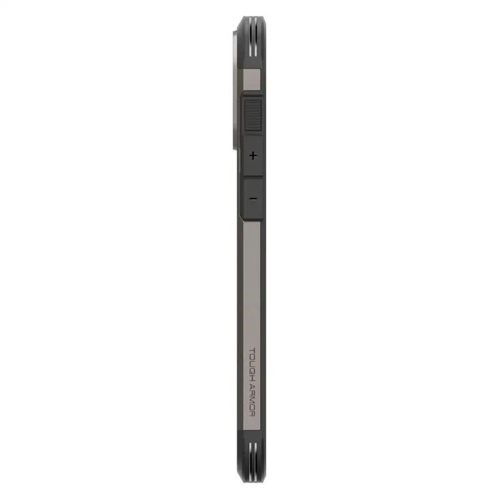 Spigen Tough Armor MagSafe case with stand for iPhone 16 Pro - gunmetal - Cell phone cases and covers<<<HurtelXML