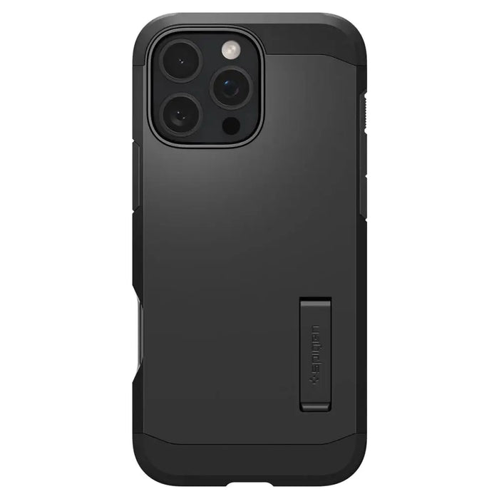 Spigen Tough Armor MagSafe Case with Stand for iPhone 16 Pro Max - Black - Cell phone cases and covers<<<HurtelXML