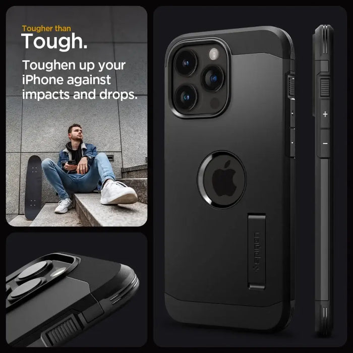 Spigen Tough Armor MagSafe iPhone 15 Pro Max Case - Black - Cell phone cases and covers<<<HurtelXML