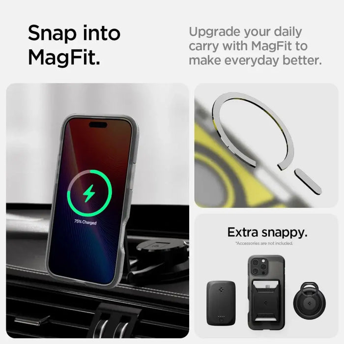 Spigen Tough Armor MagSafe iPhone 16 Pro Max Case - Black - Cell phone cases and covers<<<HurtelXML