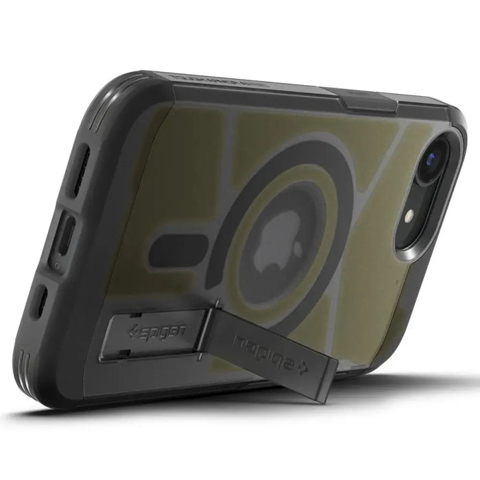 Spigen Tough Armor MagSafe iPhone 16e Case - Clear Gray - Cell phone cases and covers<<<HurtelXML