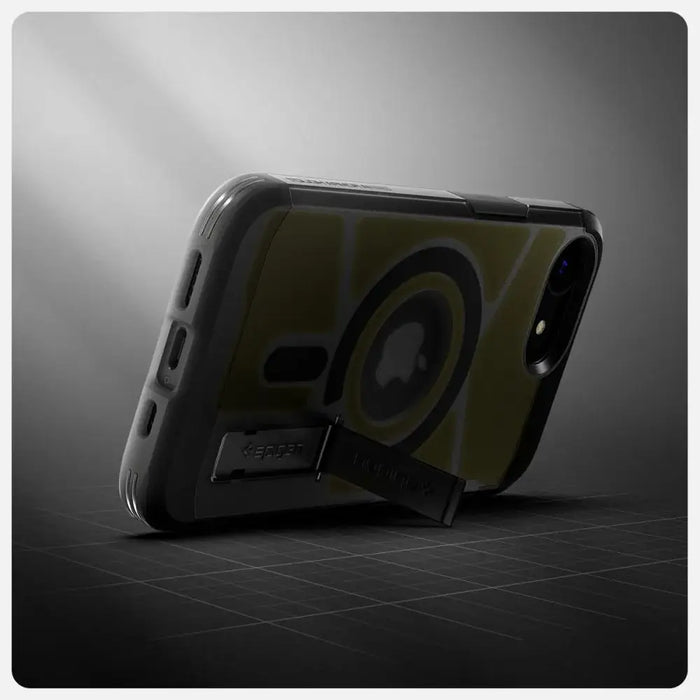 Spigen Tough Armor MagSafe iPhone 16e Case - Clear Gray - Cell phone cases and covers<<<HurtelXML