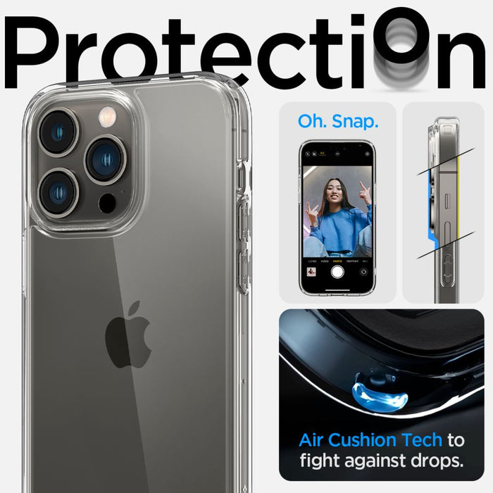 Spigen Ultra Hybrid Case for iPhone 14 Pro Max - Clear - Cell phone cases and covers<<<HurtelXML