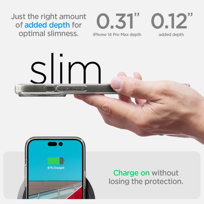 Spigen Ultra Hybrid Case for iPhone 14 Pro Max - Clear - Cell phone cases and covers<<<HurtelXML
