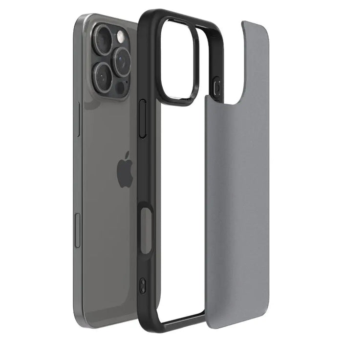 Spigen Ultra Hybrid Case for iPhone 16 Pro Max - Black - Cell phone cases and covers<<<HurtelXML