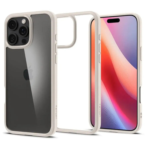 Spigen Ultra Hybrid case for iPhone 16 Pro - titanium - Cell phone cases and covers<<<HurtelXML